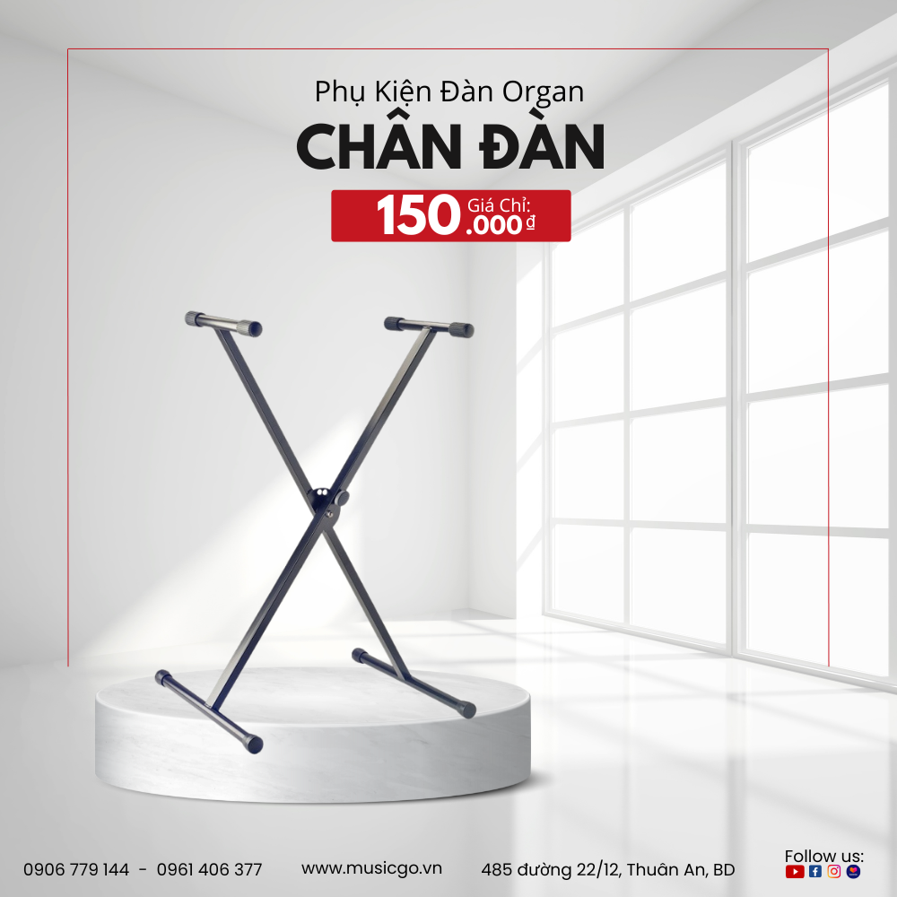 Chân Đàn Organ (Chân Đơn)