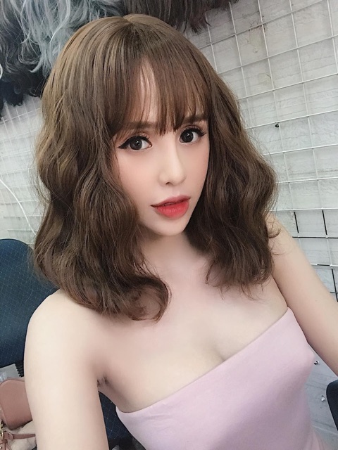 Tóc giả xù lỡ ❤️FREESHIP❤️ tóc giả cả đầu xù lỡ
