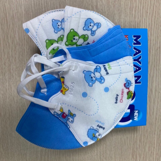 Khẩu trang Mayan 3D Trẻ em  (hộp 10 chiếc)