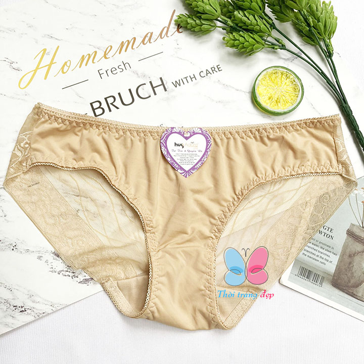 QUẦN LÓT NỮ THUN LẠNH PHỐI REN LỤA HÀNG VIỆT NAM - QL017