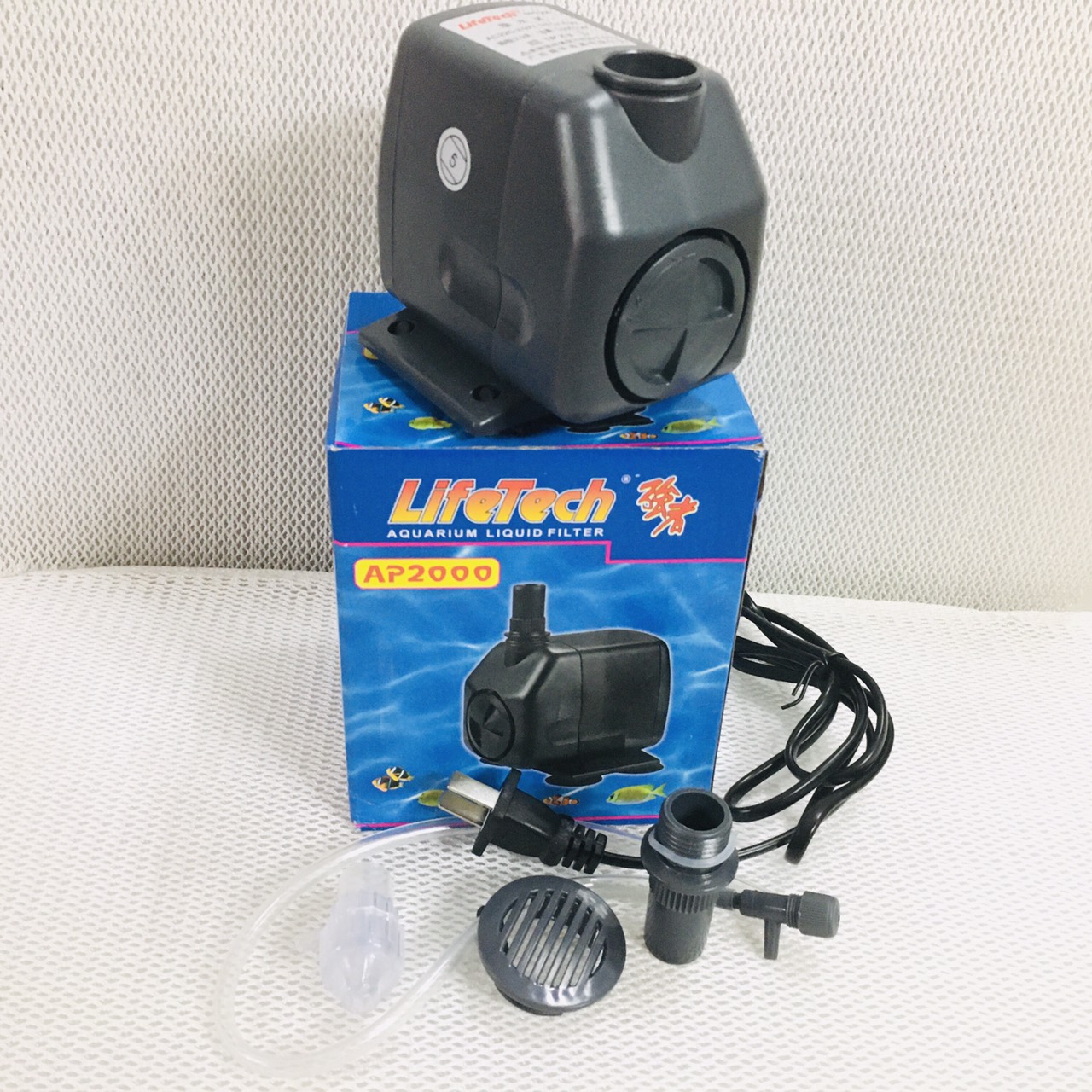 [Hoàn Tiền 10%][HCM]Máy bơm nước bể cá cảnh bơm giàn thuỷ canh AP2000
