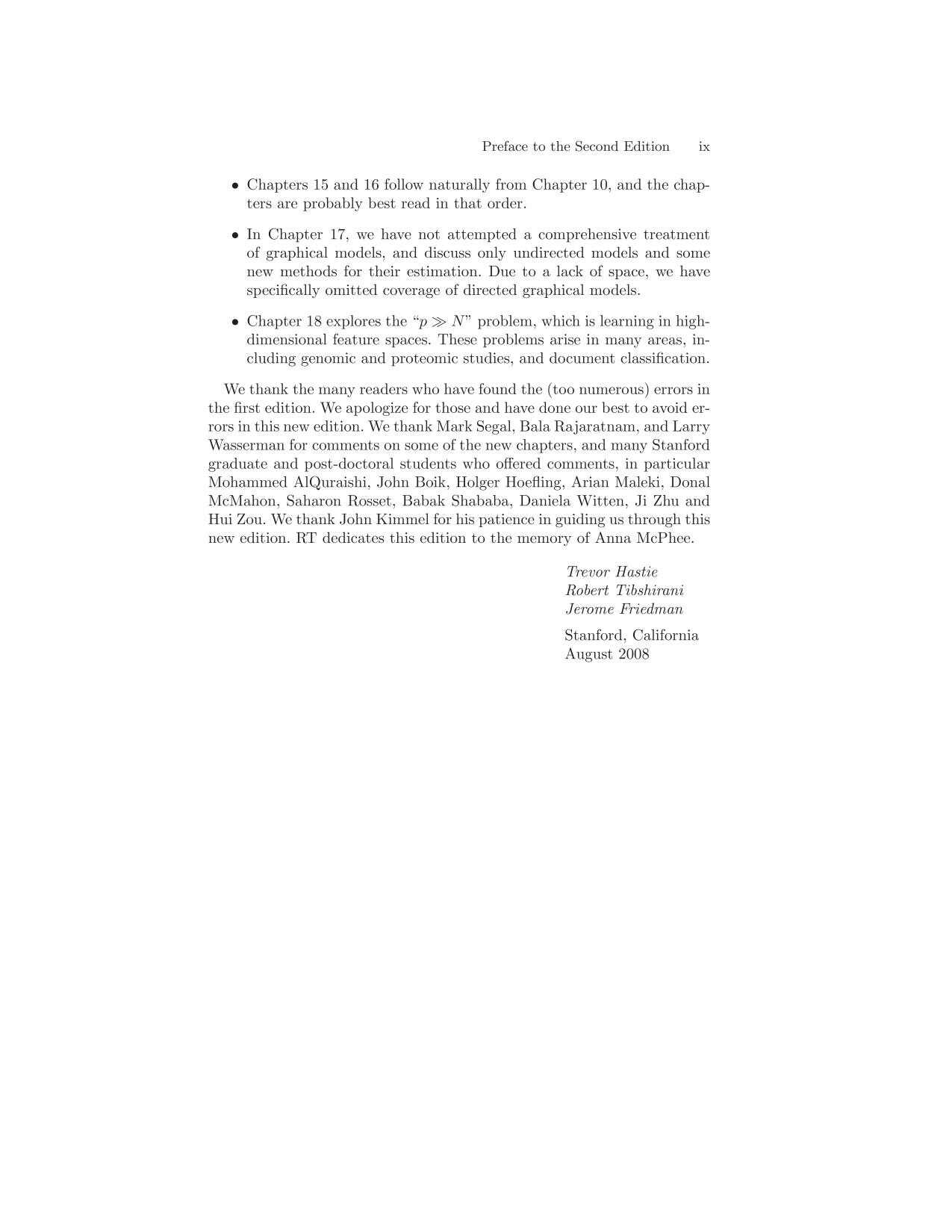sách The elements of statistical learning