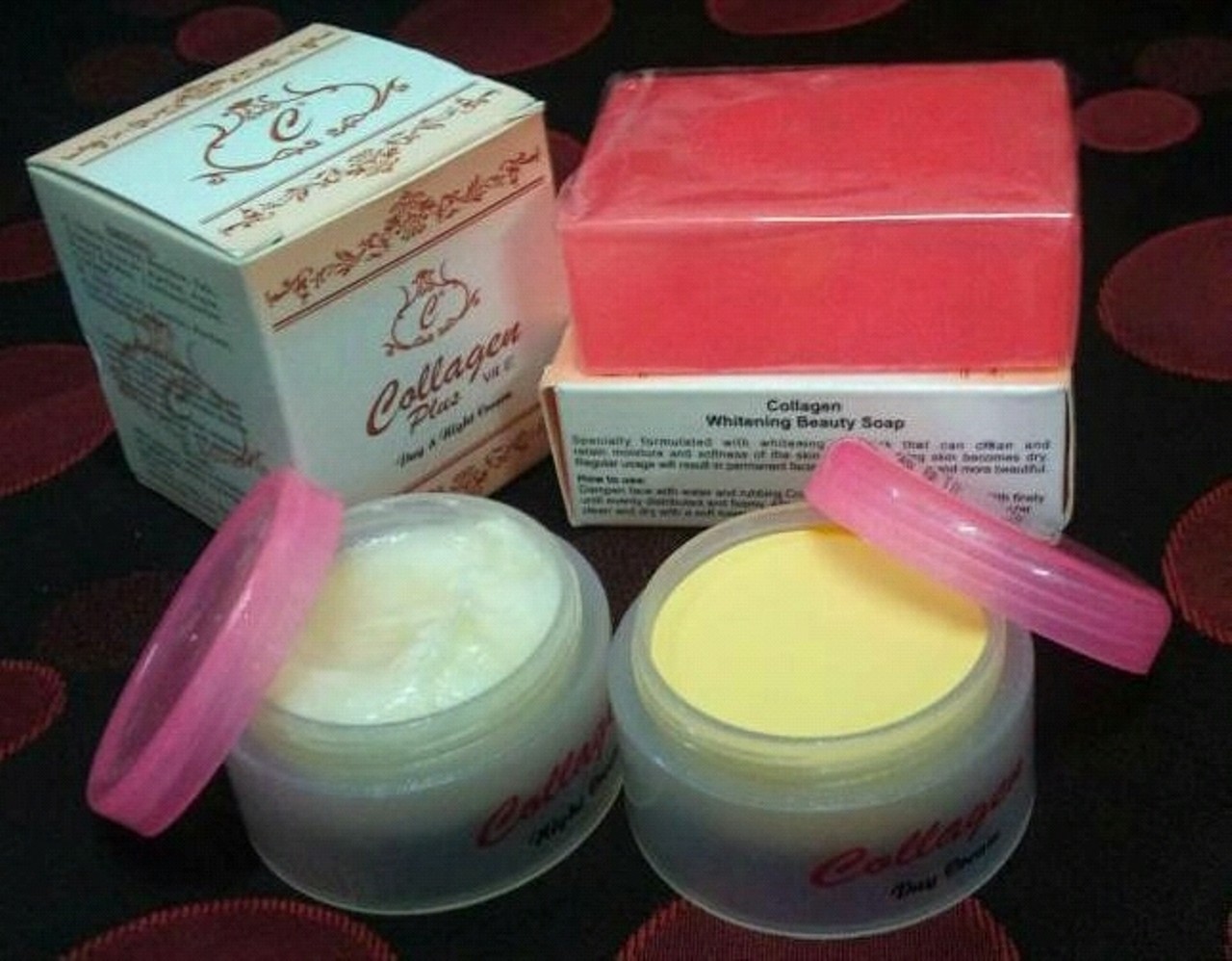 Bộ Kem Nám, Tàn Nhang Collagen Plus Vit E