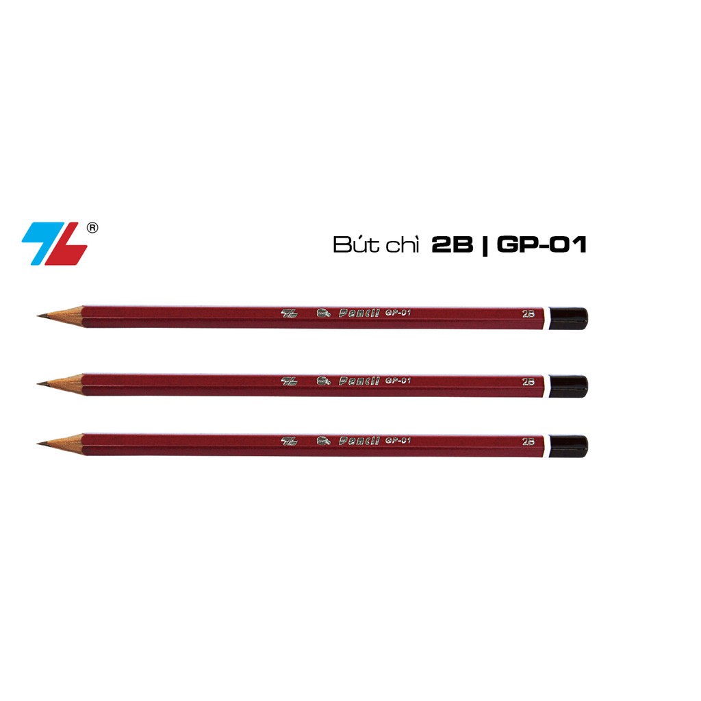 [HCM]1 hộp 10 cây bút chì gỗ Thiên Long GP-01