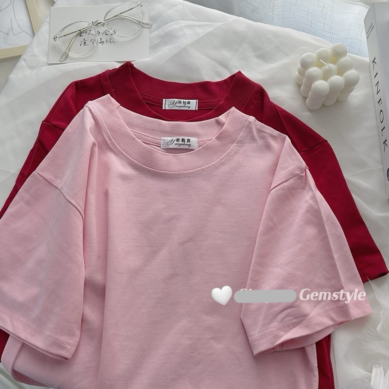 ÁO BABY TEE áo thun nữ trơn basic chất cotton cao cấp dưới 54kg