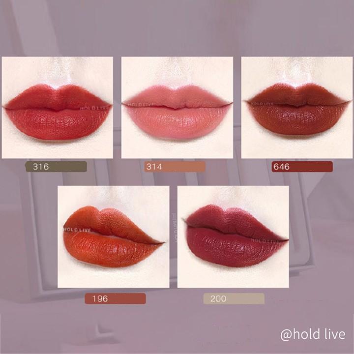 Set 5 Cây Son Sáp Lì Hold Live Mousse Lipstick siêu đẹp