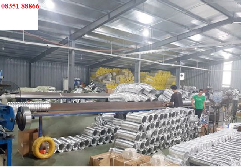 Ống gió mềm không bảo ôn hút mùi phi 150 dài 8m
