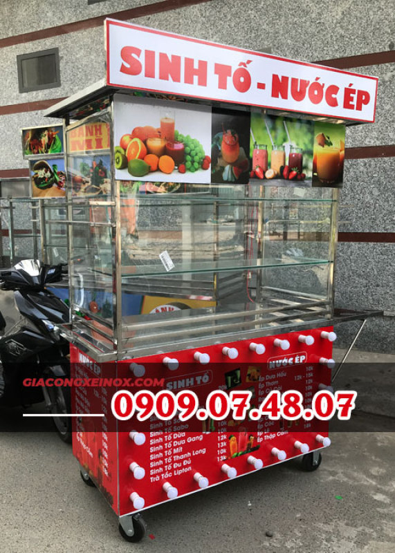 Bảng giá Xe trà sữa đẹp 1M2 Điện máy Pico