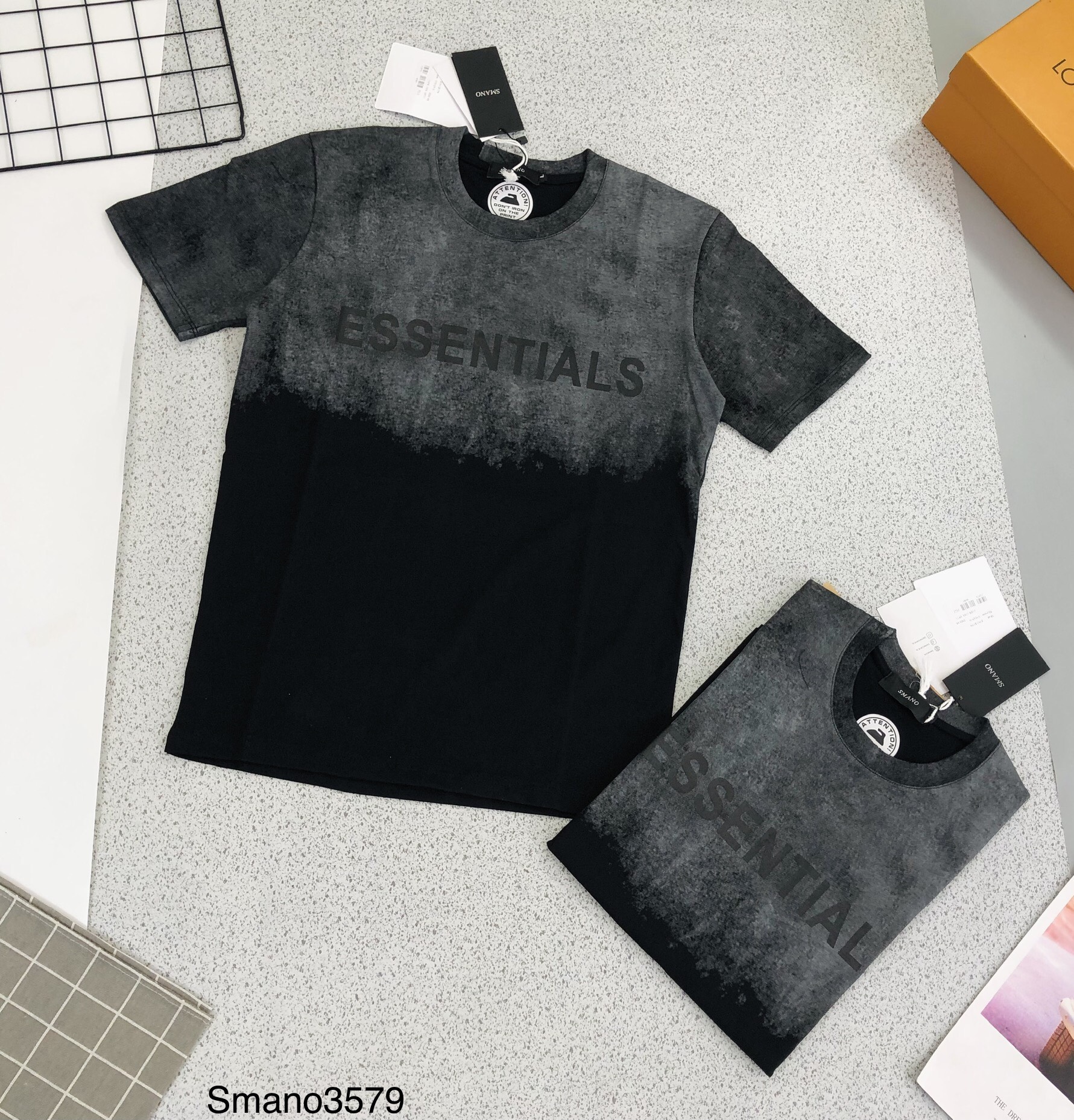 Áo thun Áo phông nam nữ AP05 3D phối xám chất liệu cotton co dãn 4 chiều phong cách thể thao