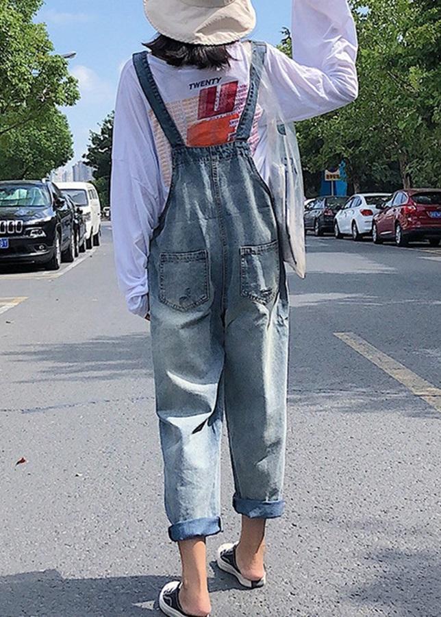 [HCM]Quần yếm jean dài YD21 C163