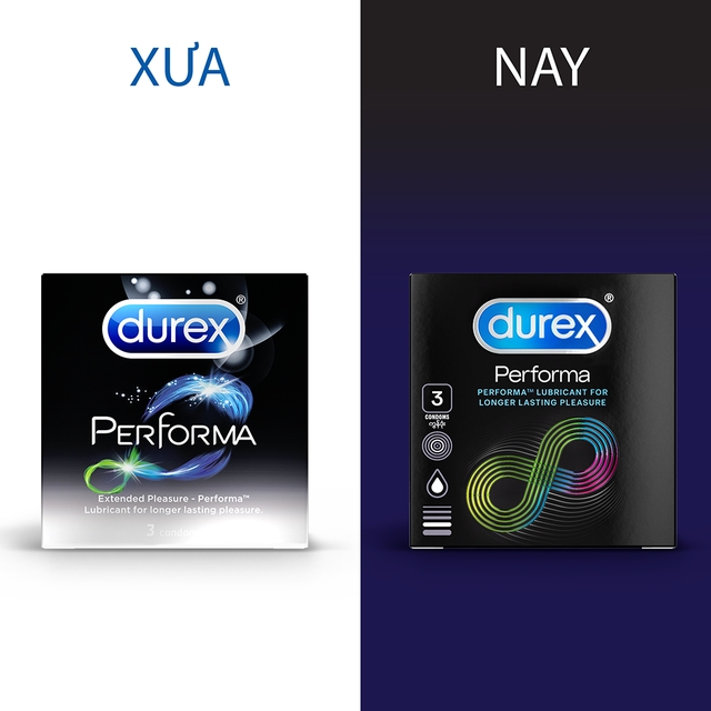 Bao cao su Durex Performa 3 bao / hộp