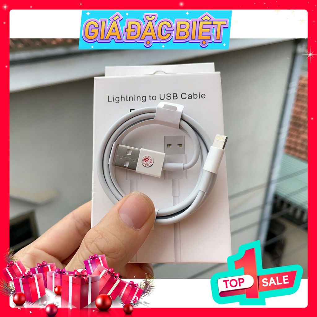 -Sỉ- [FULL BOX] Cáp IPhone foxconn 5IC full box trắng