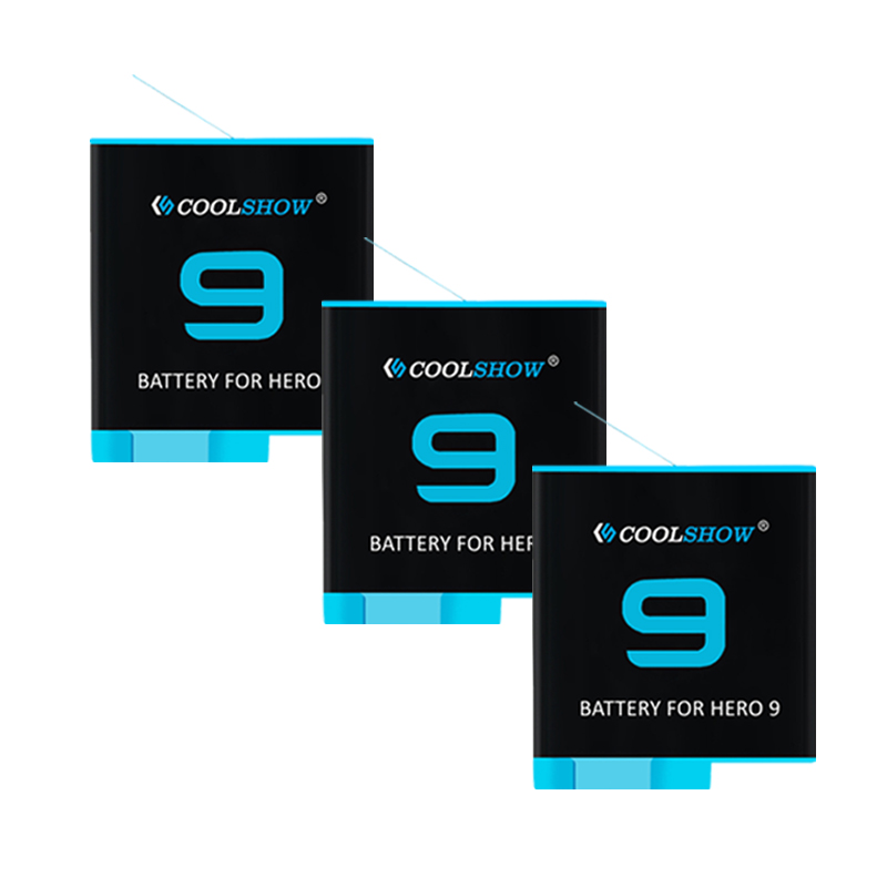 Pin 1800mah cho gopro hero 9 phụ kiện máy ảnh batteria đencho gopro hero 10 gopro hero 9 bộ sạc pin