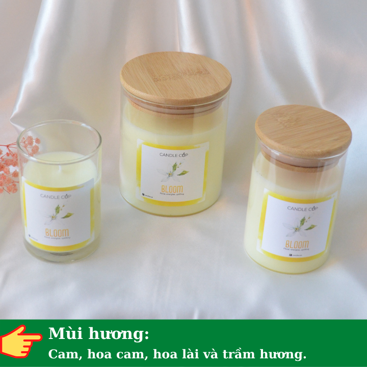 Nến Thơm hoa lài AGAYA Candle Cup - Mùi BLOOM