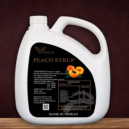 Syrup siro Wings hương đào