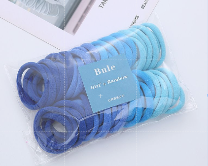 {50 CÁI - Đường kính ~4.5cm} BỊCH 50 THUN / CHUN CỘT TÓC - CO GIÃN TỐT - KHÔNG ĐAU ĐẦU