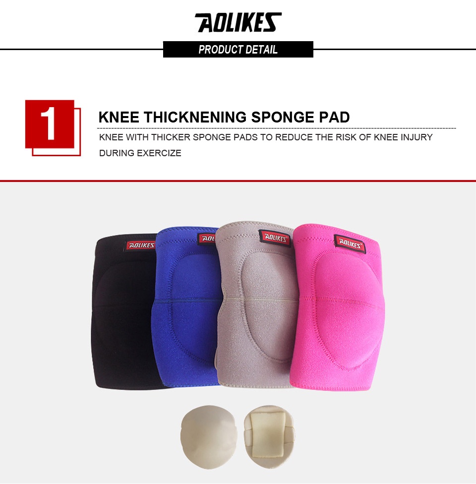 Bó Bảo Vệ Đầu Gối Thể Thao AOLIKES A-0216