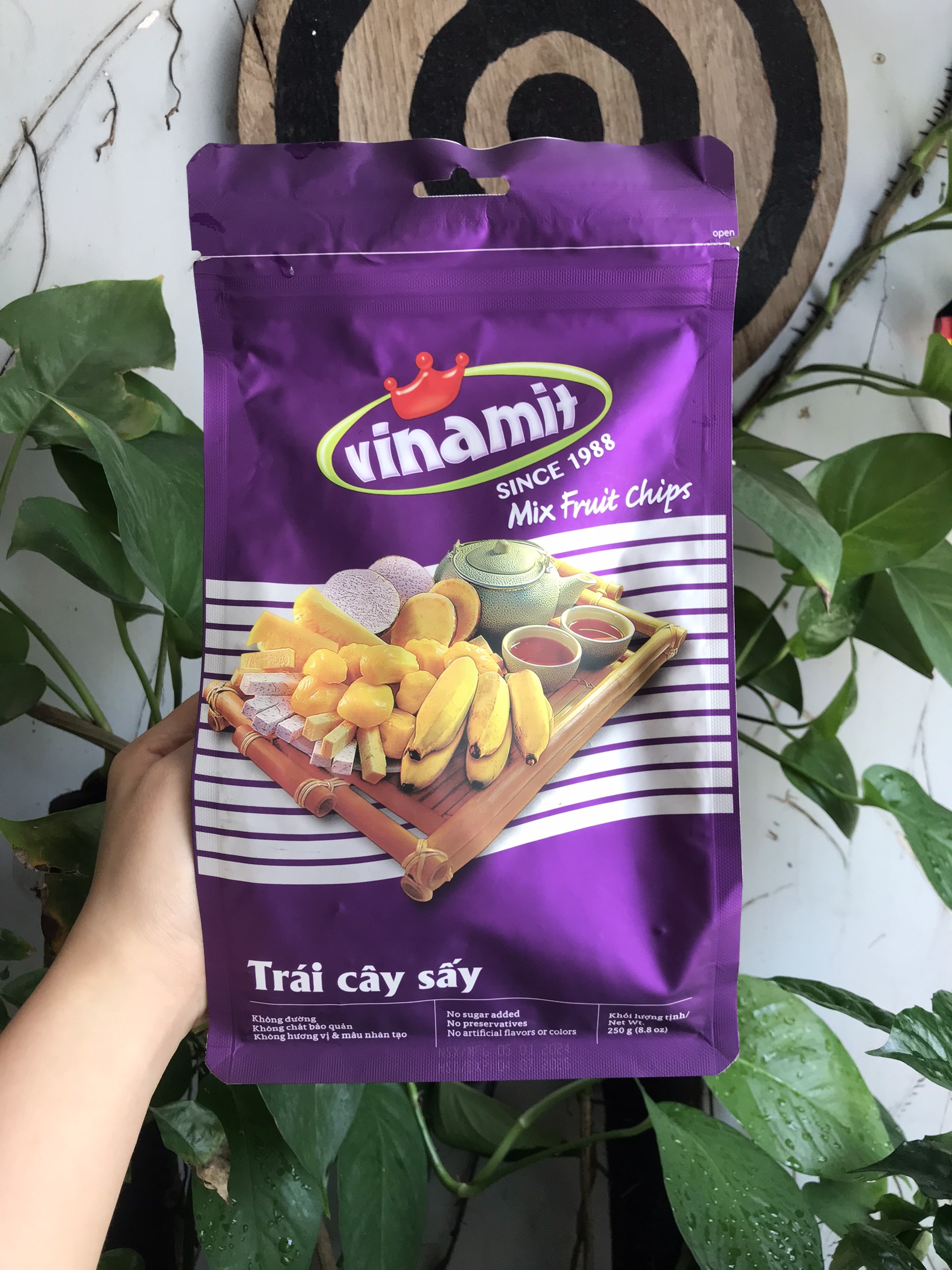 Trái Cây Sấy Vinamit Mix Fruit Chips (Gói 250g)