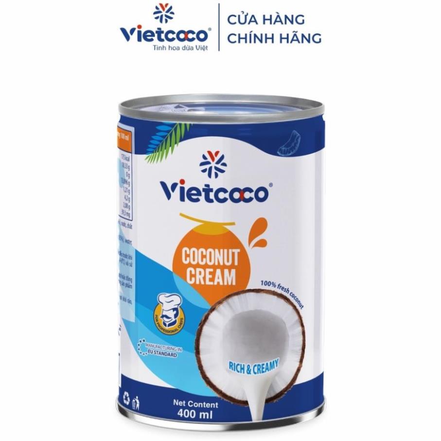 Nước cốt dừa vietcoco 400ml - 160ml