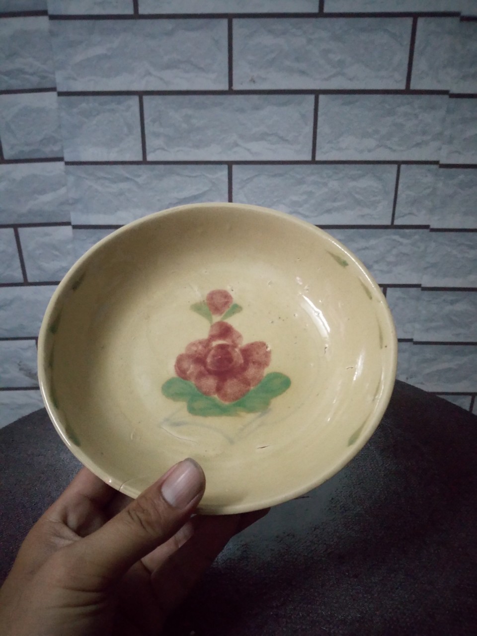 [HCM]5 Đĩa kiểu xưa hoa sâu lòng 20 cm