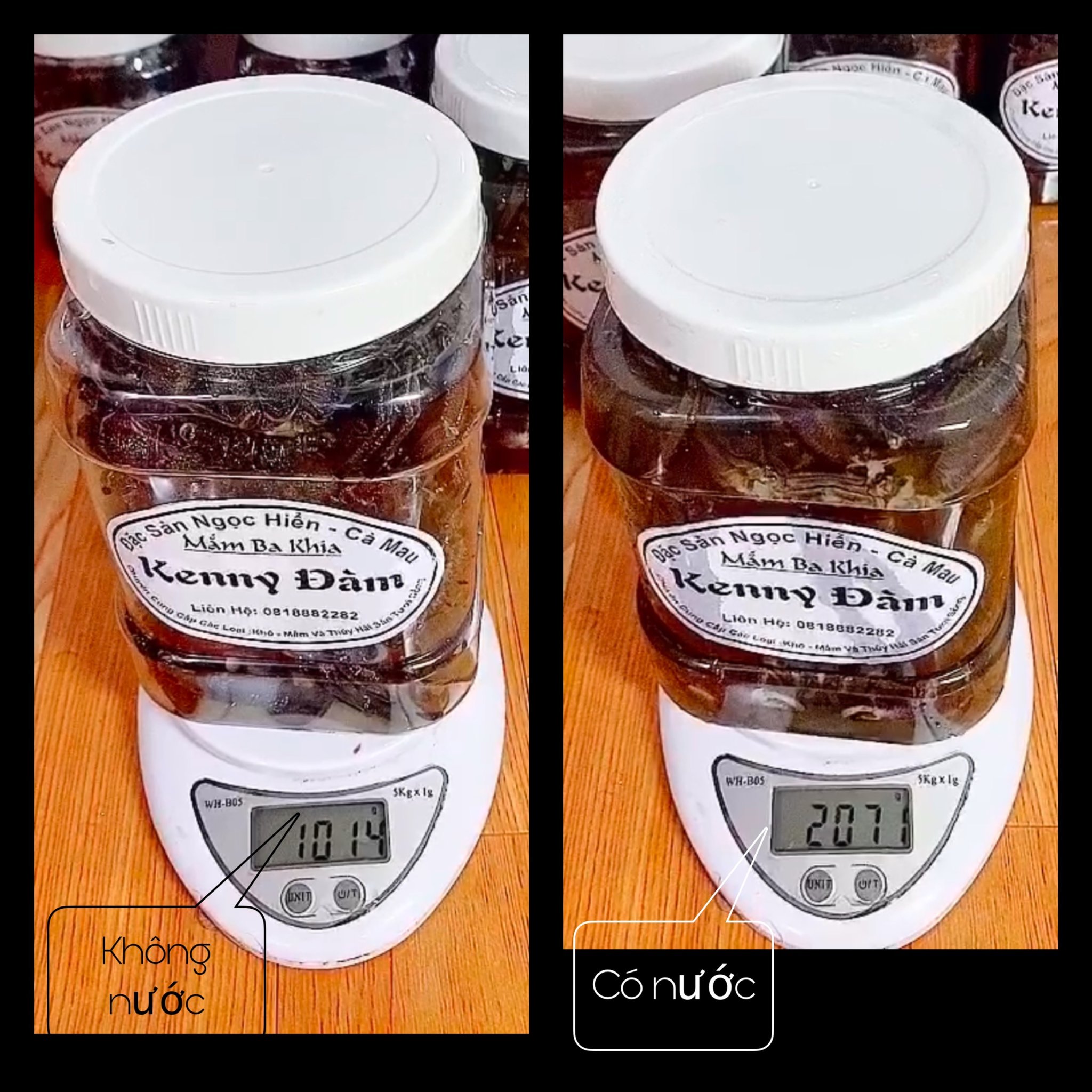 Mắm Ba Khía Muối Cà Mau (2Kg Tính Luôn Nước)