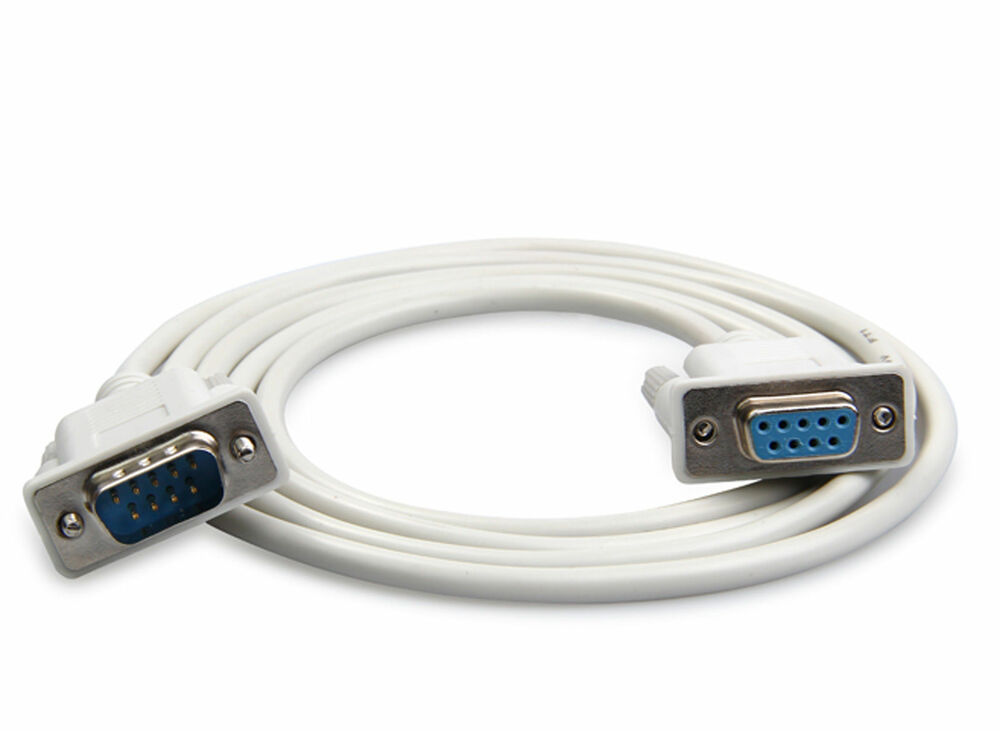 RS232 Male To Female DB9 HDMI Adapter Cable Serial Port Cable 1.2met