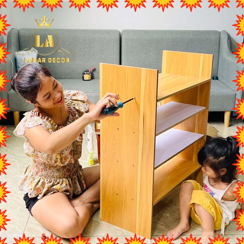 Tủ giầy, kệ để giày LAMAR DECOR lắp ráp hiện đại DC04