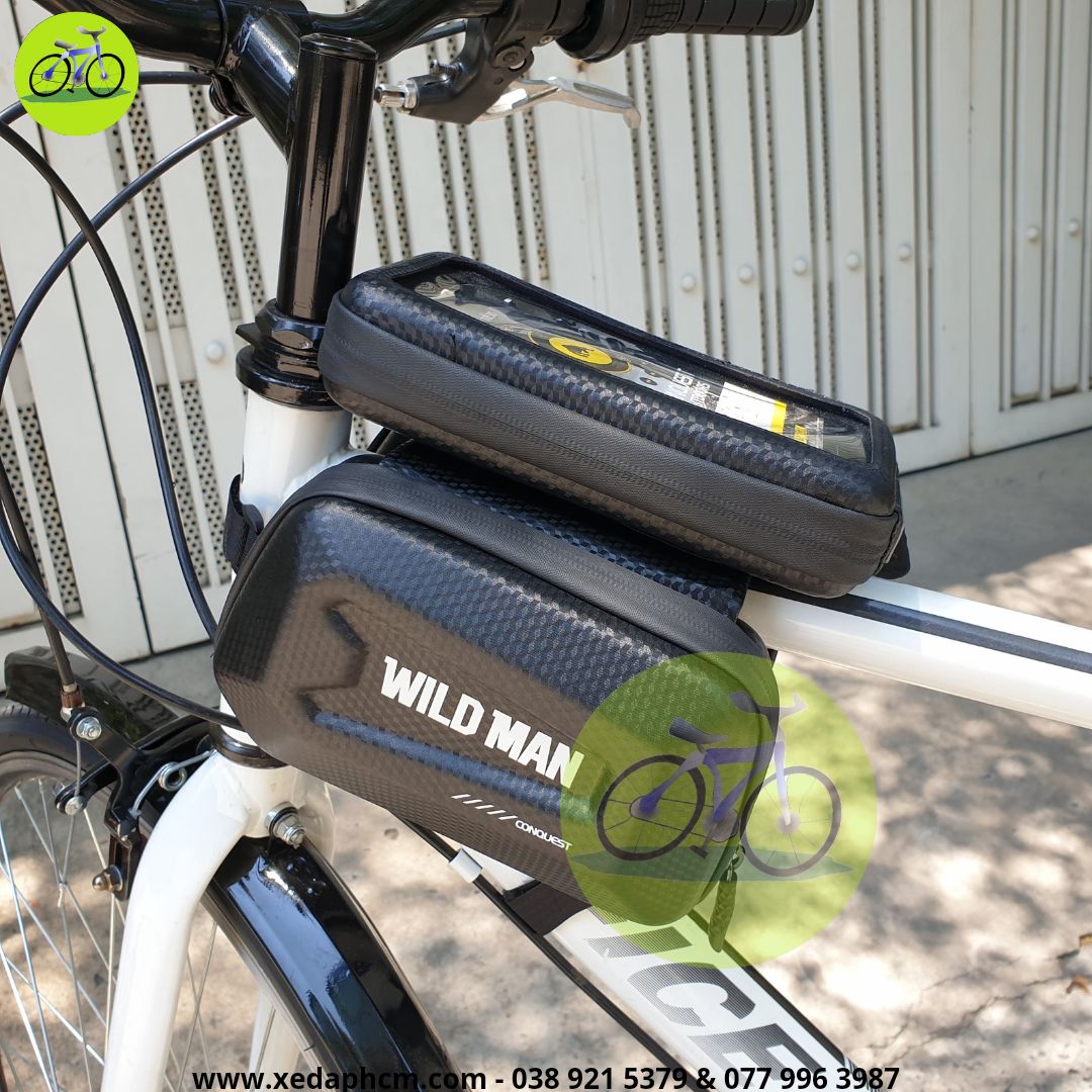 [HCM]Túi cứng xe đạp 3 ngăn chống nước Windman