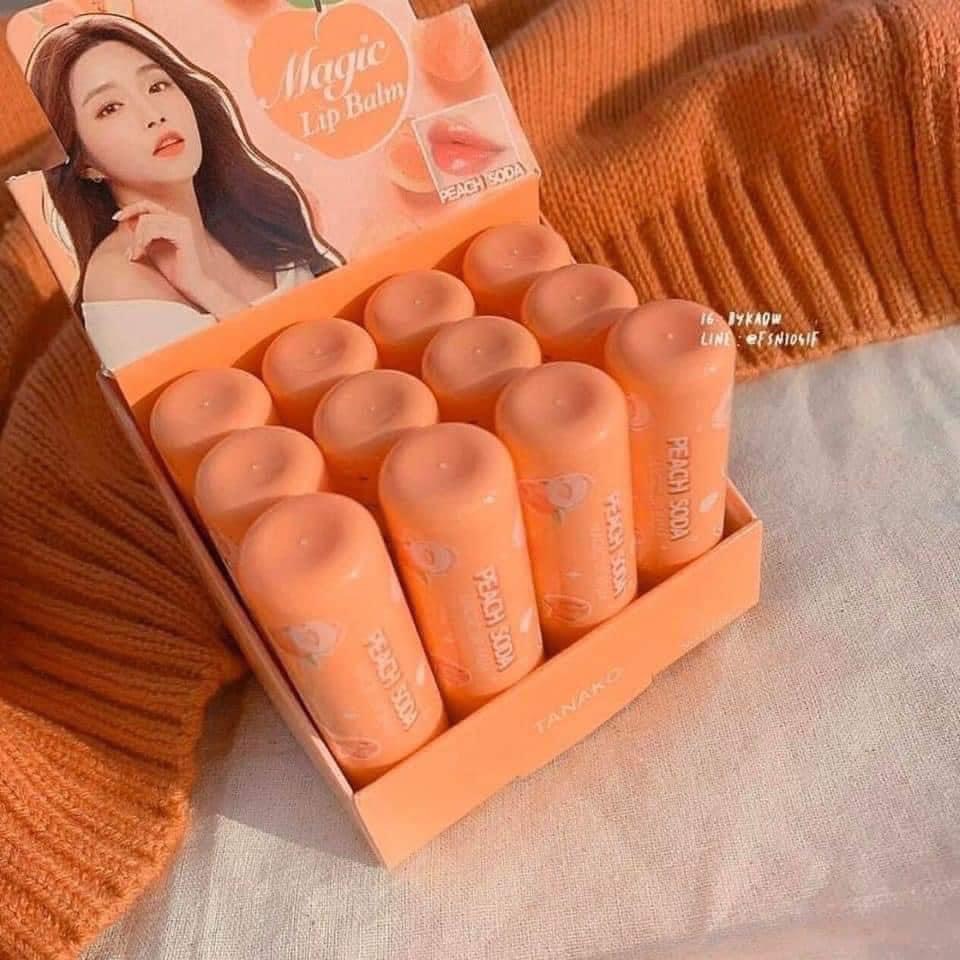 Son Dưỡng Môi Đào TANAKO Thái Lan Magic Lip Balm