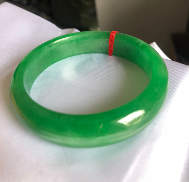 VÒNG ĐÁ CẨM THẠCH BẢN HẸ XANH LÝ TUYỆT ĐẸP,HÀNG NHƯ HÌNH-ĐỦ SIDE