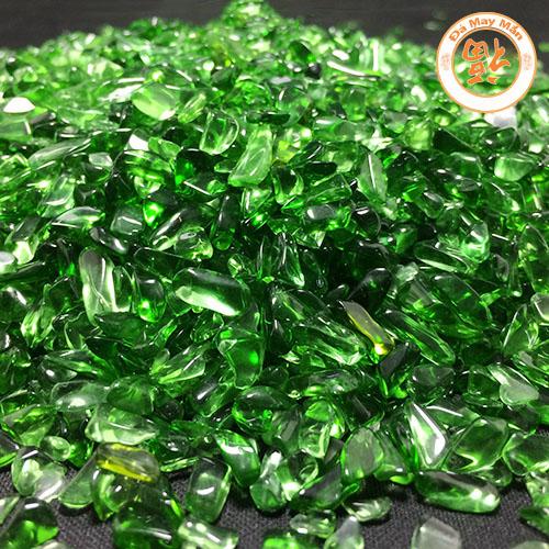 [HCM]Đá Vụn Phong Thủy Lưu Ly Xanh Lá