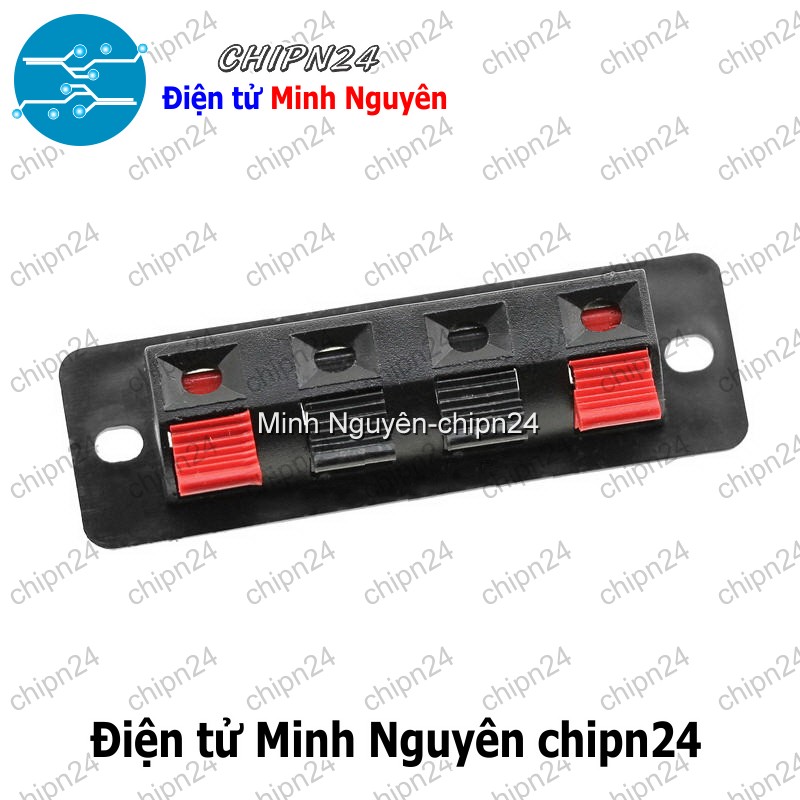 [2 cái] (Q53) Trạm kẹp loa 4 chấu - HH001616
