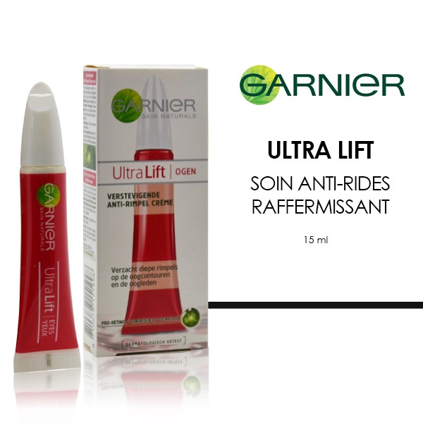 Kem Mắt Garnier UltraLift  Giảm thâm, giảm nhăn mắt, 15ml (Đức)