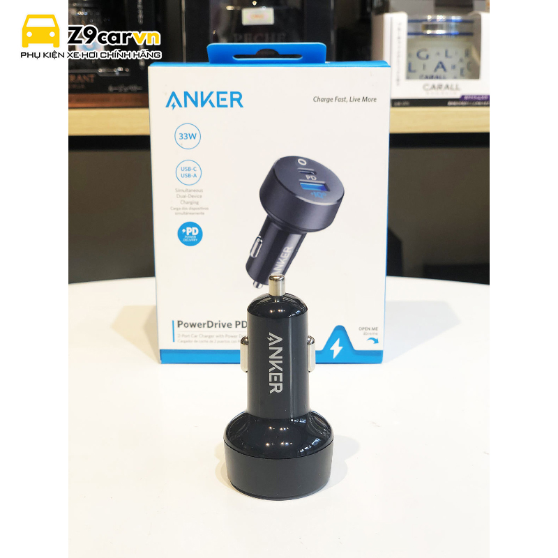 Tẩu sạc ô tô Anker PowerDrive PD +2