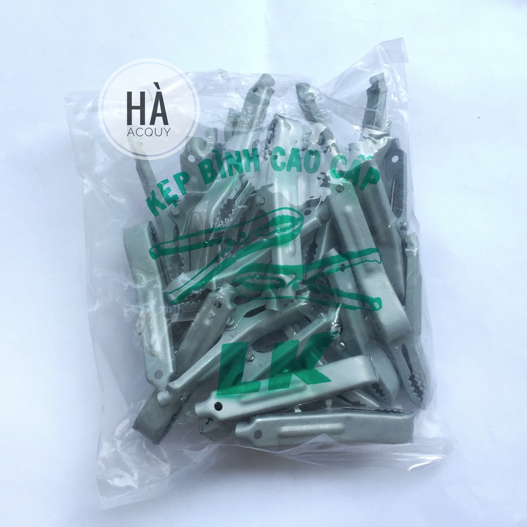 10 Pairs of Gray Battery Clips Lk 30A - 7cm
