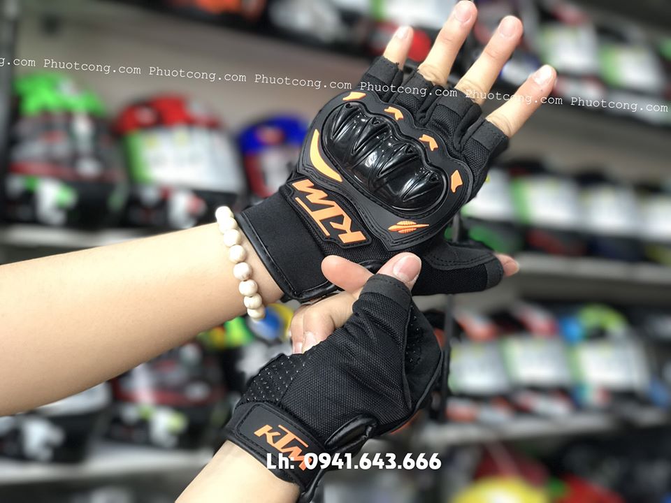 [HCM]GĂNG TAY KTM HỞ NGÓN