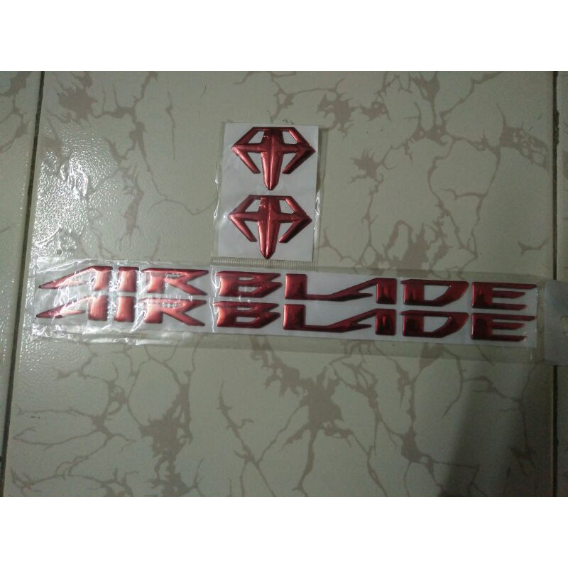 Tem nổi airblade + logo kim cương đỏ