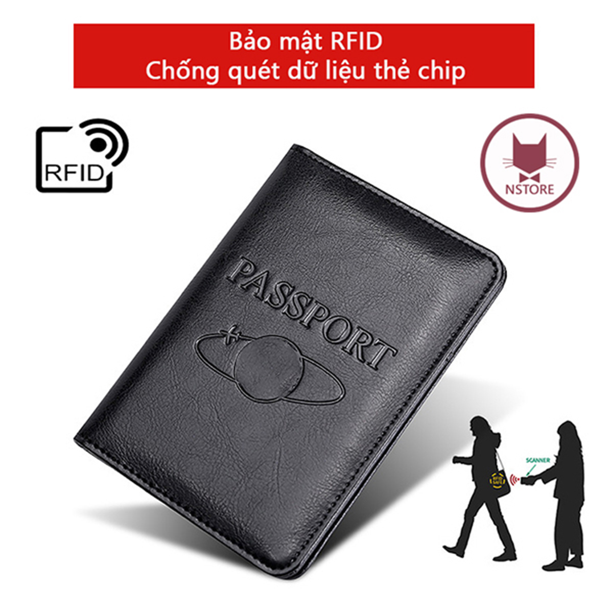 Ví Passport Bao Da Đựng Hộ Chiếu Da Bò Thật (Nhiều Màu)