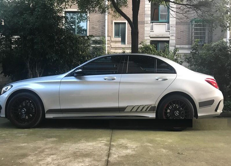 Tem Dán Trang Trí Sườn Dưới Ô Tô Racing Tripe [225*11.5cm]