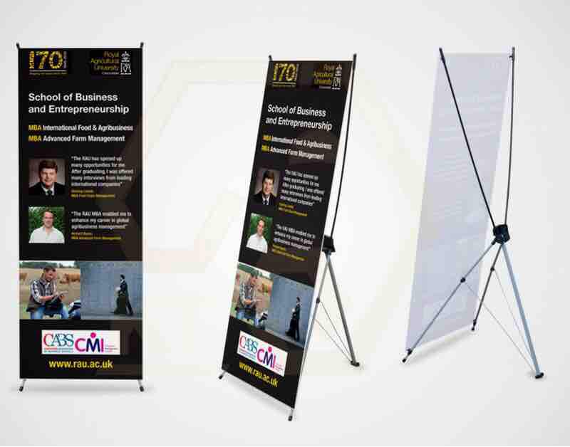 chân standee X khổ 60x160 cm