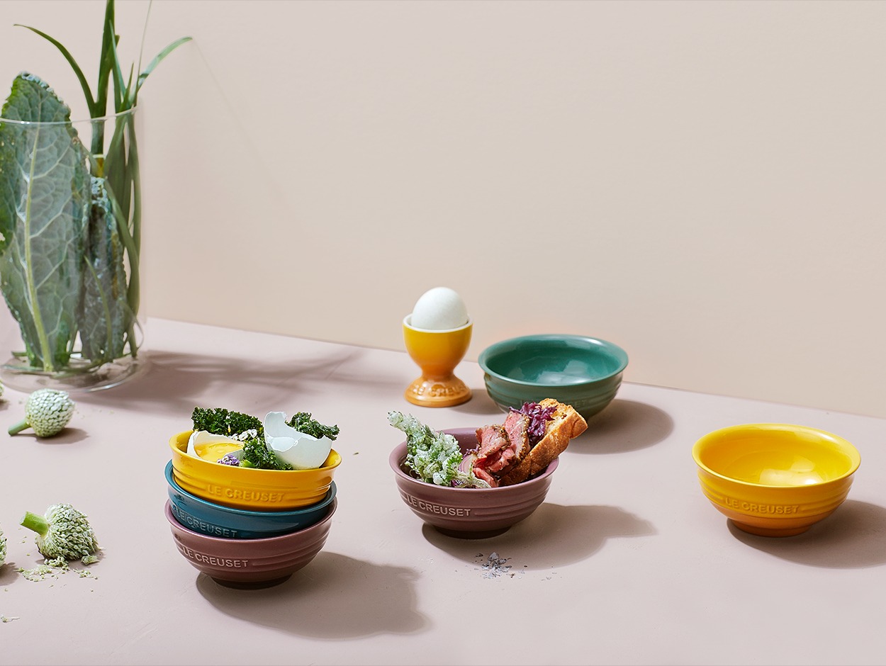 BỘ 4 CỐC ĐỰNG TRỨNG LE CREUSET BOTANIQUE