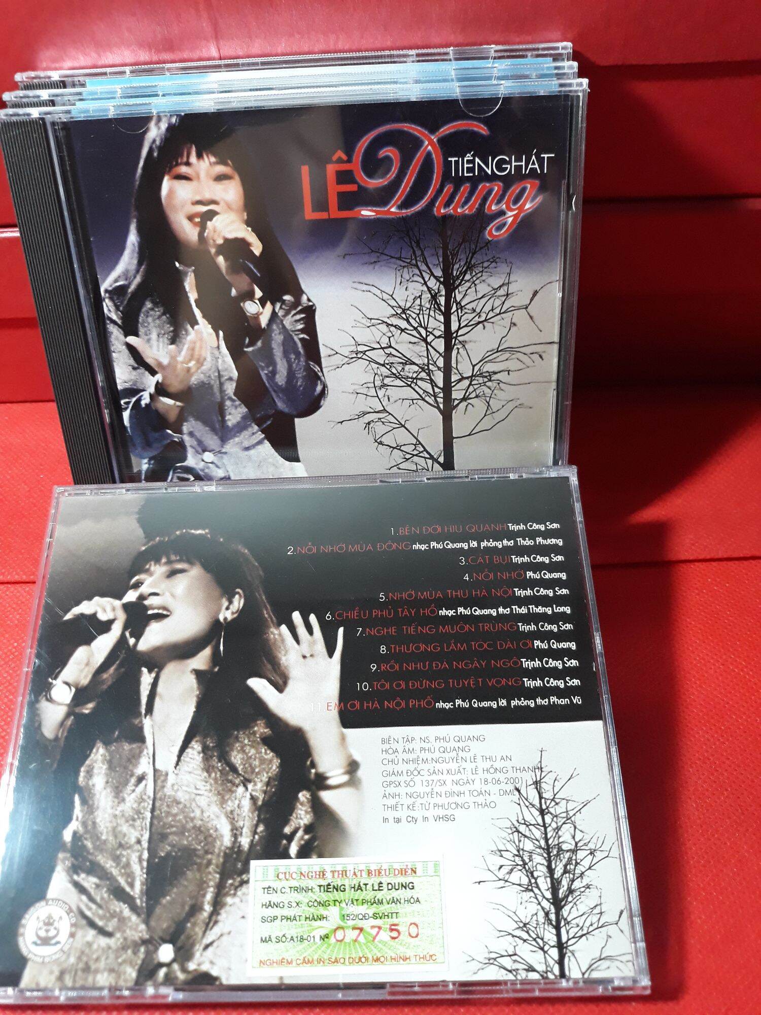 CD TIẾNG HÁT LÊ DUNG. MỚI, CHÍNH HÃNG