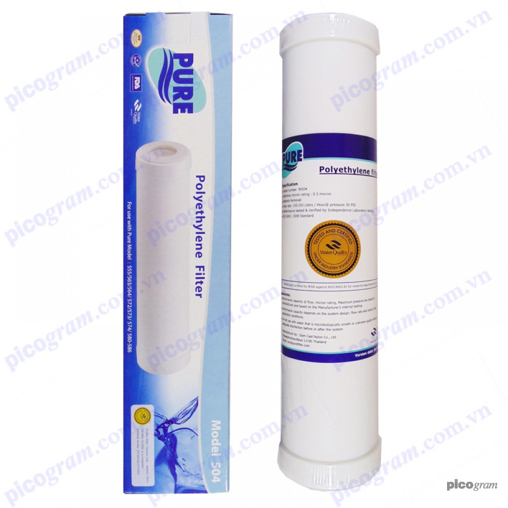 Lõi lọc PE (Polyethylen) Pure ( PE 리필 필터)