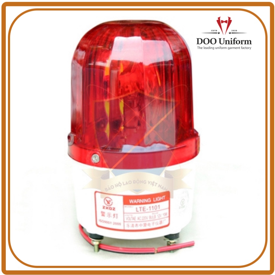 Đèn quay cảnh báo Trυng Quốc hình trụ đỏ 220V