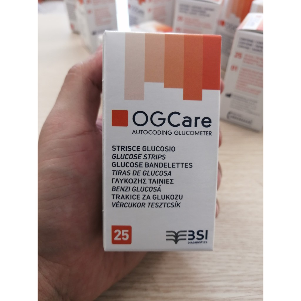 Que thử đường huyết OGCARE (25 que)