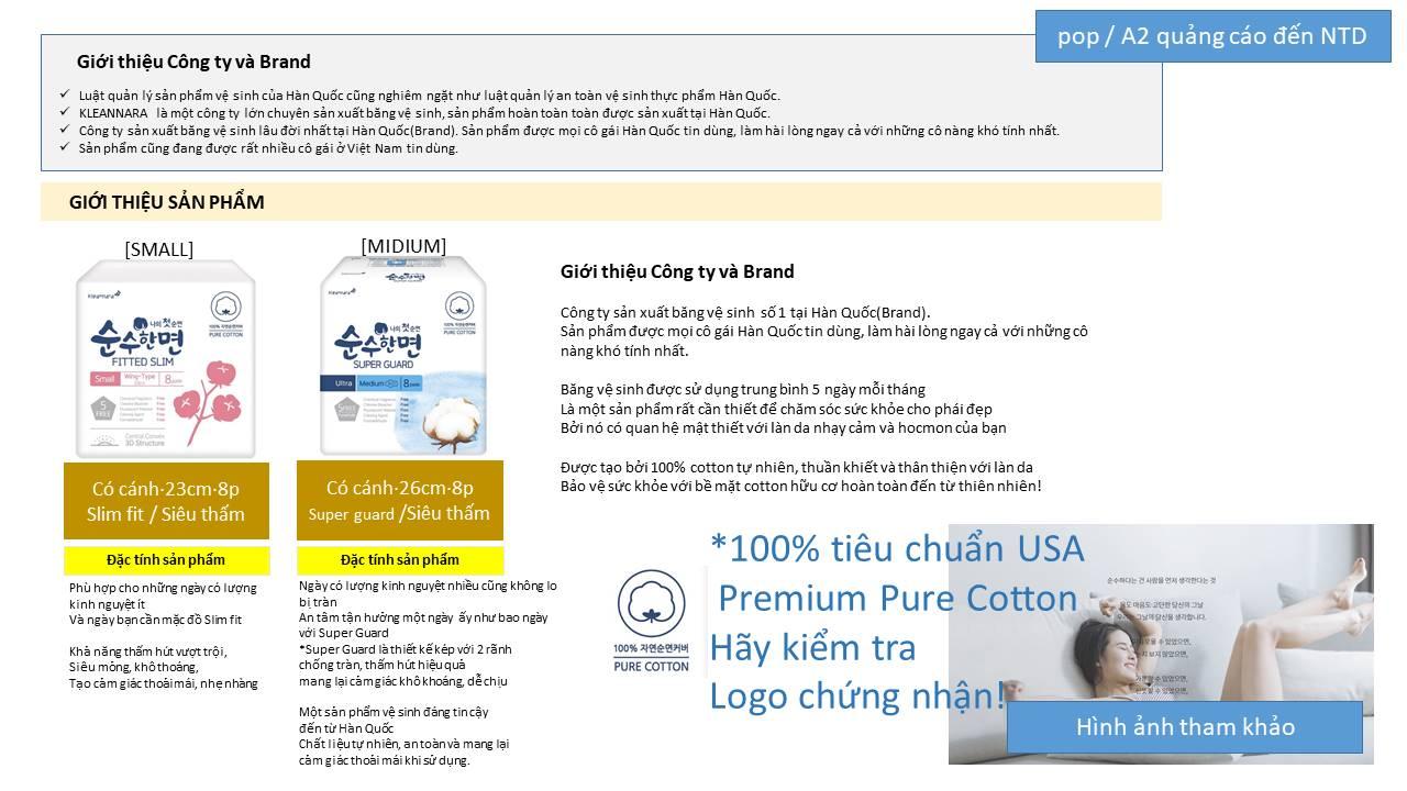 Băng vệ sinh Hàn Quốc Kleannara
