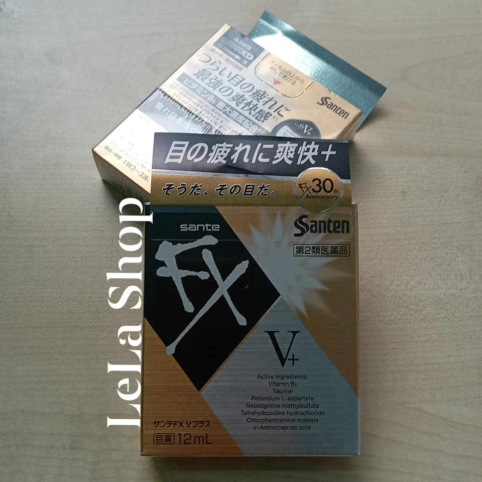 Nước Nhỏ Mắt Santen FX Vàng  Nhật (Mẫu Mới)