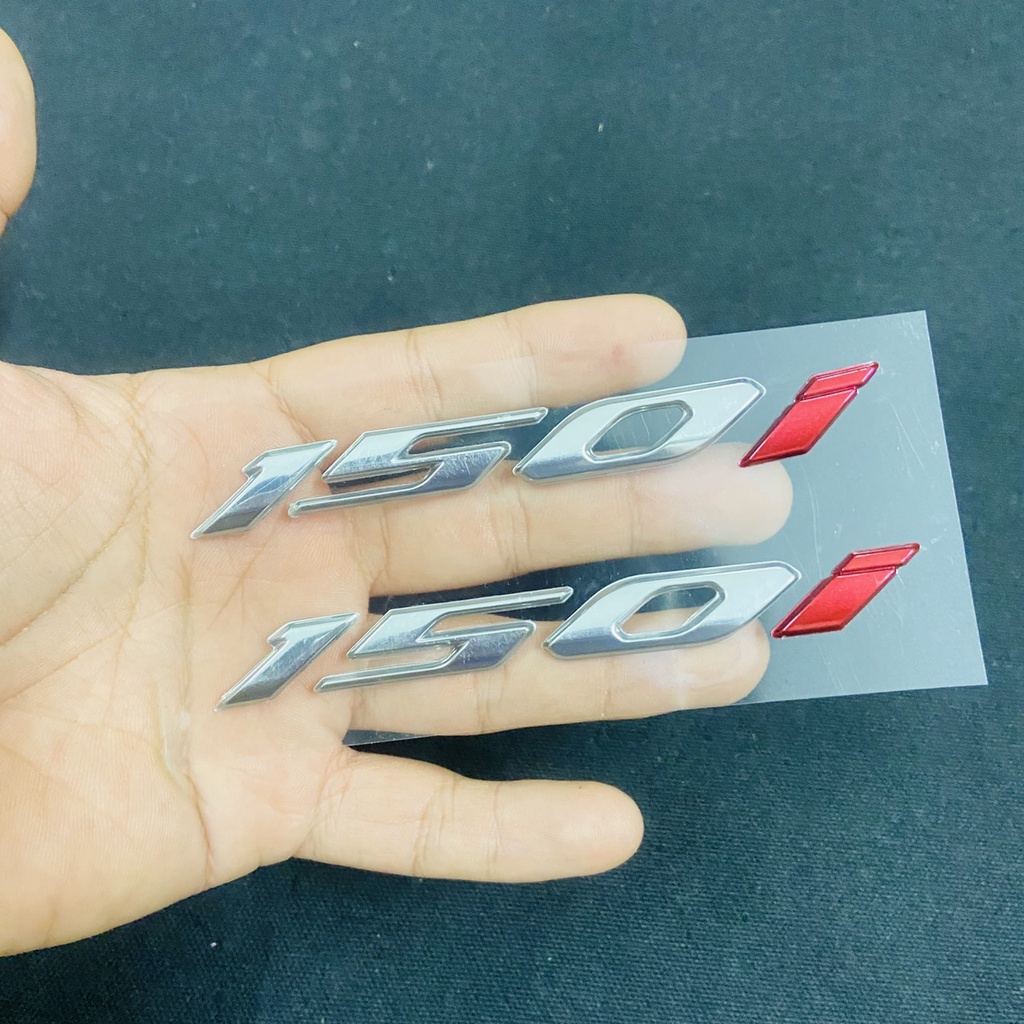 Tem dán chữ số 150i mẫu mới nhất siêu đẹp siêu cá tính
