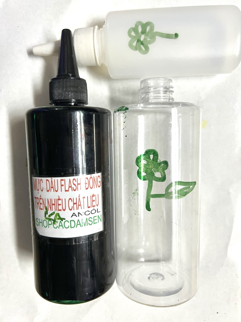 Flash stamp ink