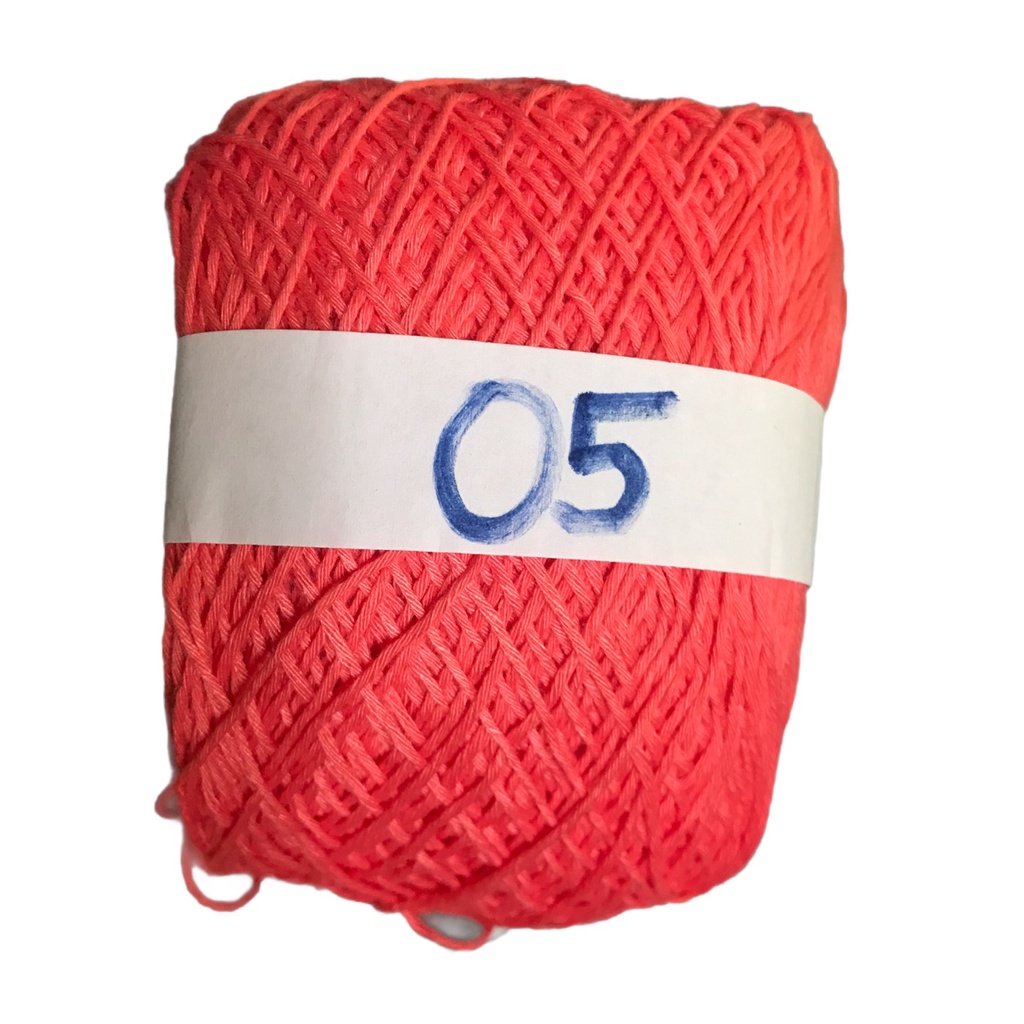 Sợi cotton vietnam 1mm 100gr bền chắc ít xù ít nhão - Màu 1- Màu 50